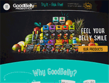 Tablet Screenshot of goodbelly.com